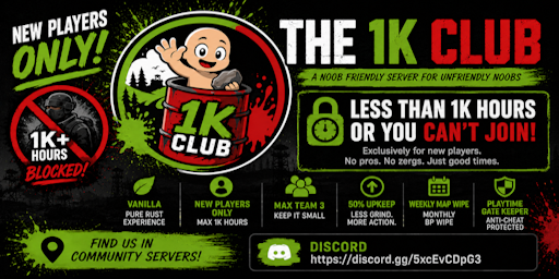 The 1k Club | Noobs Only | Weekly Wipe image